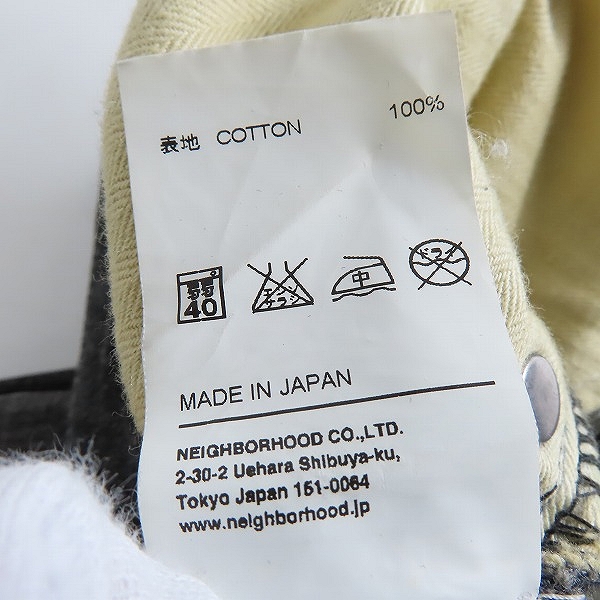 実際に弊社で買取させて頂いたNEIGHBORHOOD/ネイバーフッド デニムパンツ Grid Savage Basic Denim/14oz-Pt DCNH-PT-M10/Sの画像 4枚目