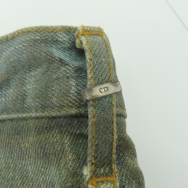 実際に弊社で買取させて頂いた【JPタグ】Dior HOMME/ディオールオム デニムパンツ 4EH1018688/28の画像 8枚目