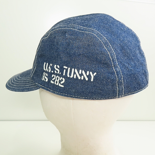 実際に弊社で買取させて頂いたThe REAL McCOY'S/リアルマッコイズ U.S.NAVY ワッペン デニムキャップ の画像 2枚目