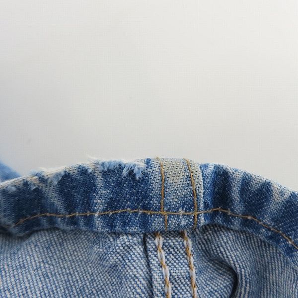 実際に弊社で買取させて頂いたWrangler/ラングラー 紺タグ/ヴィンテージ デニム ウエスタンシャツ/デニムパンツ 2点セットの画像 5枚目