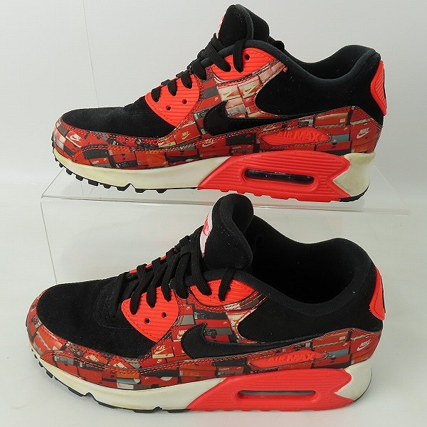 実際に弊社で買取させて頂いたNIKE×atmos/ナイキ×アトモス AIR MAX 90 PRNT "WE LOVE NIKE"/エアマックス90 プリント AQ0926-001/26の画像 3枚目
