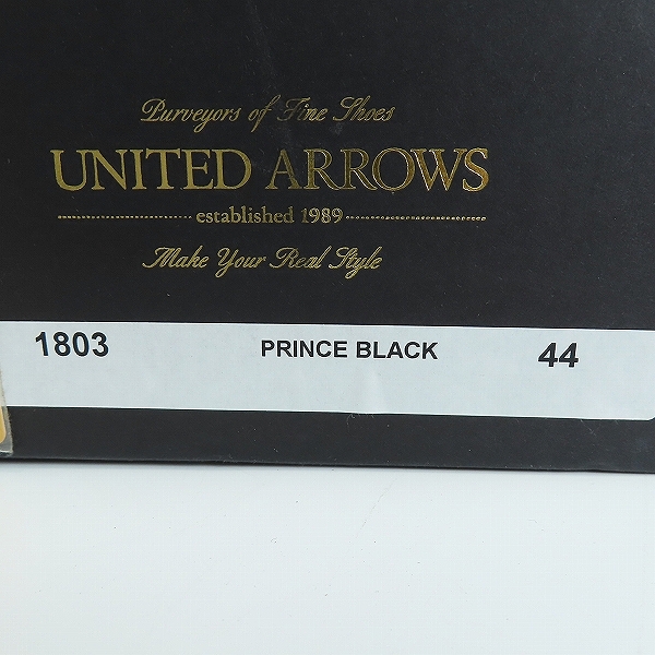 実際に弊社で買取させて頂いたUNITED ARROWS/ユナイテッドアローズ ダブルモンクスニーカー 1803/44 の画像 9枚目