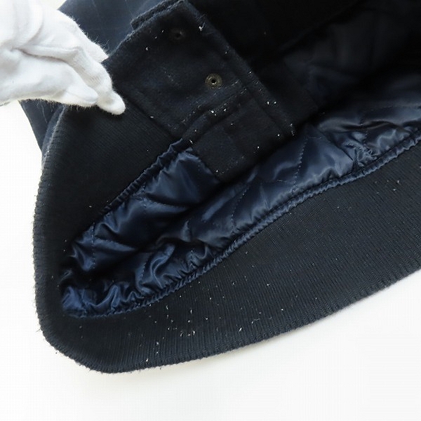 実際に弊社で買取させて頂いたSHIPS JET BLUE/シップスジェットブルー 袖レザー切替スタジャン 124-05-0151/Mの画像 6枚目