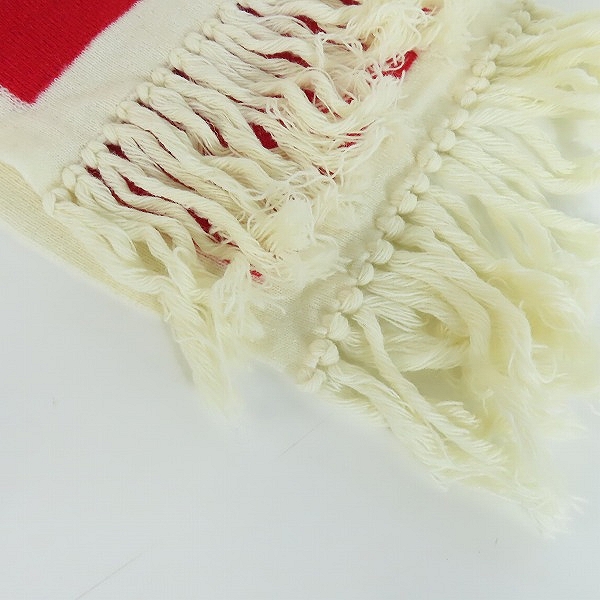 実際に弊社で買取させて頂いたMARC JACOBS/マークジェイコブス ニットマフラー フリンジ 音符柄の画像 6枚目