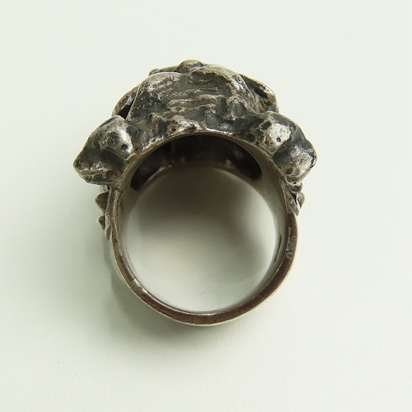 実際に弊社で買取させて頂いたCRAZY PIG/クレイジーピッグ シルバーブルドッグ リング/18-18.5号の画像 4枚目