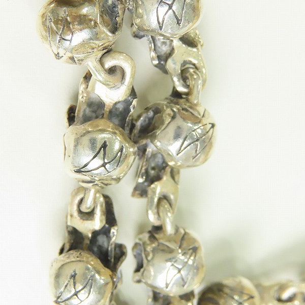 実際に弊社で買取させて頂いたCRAZY PIG/クレイジーピッグ GRIN SKULL/グリンスカル リンク ウォレットチェーンの画像 2枚目