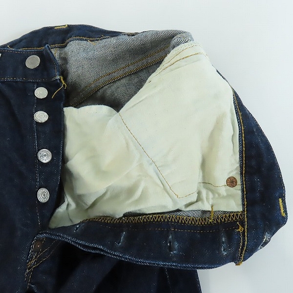 実際に弊社で買取させて頂いたLevi's/リーバイス 201XX 刻印555/バレンシア工場製 復刻 ビッグE デニムパンツ/ジーンズ 201-0003/W34L36の画像 5枚目