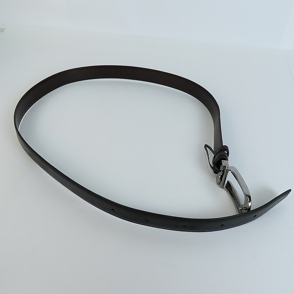 実際に弊社で買取させて頂いたDunhill/ダンヒル バイカラー レザーベルト の画像 6枚目