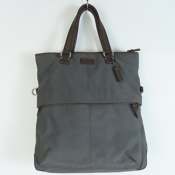 実際に弊社で買取させて頂いたCOACH/コーチ ナイロン×レザー トートバッグ F70682