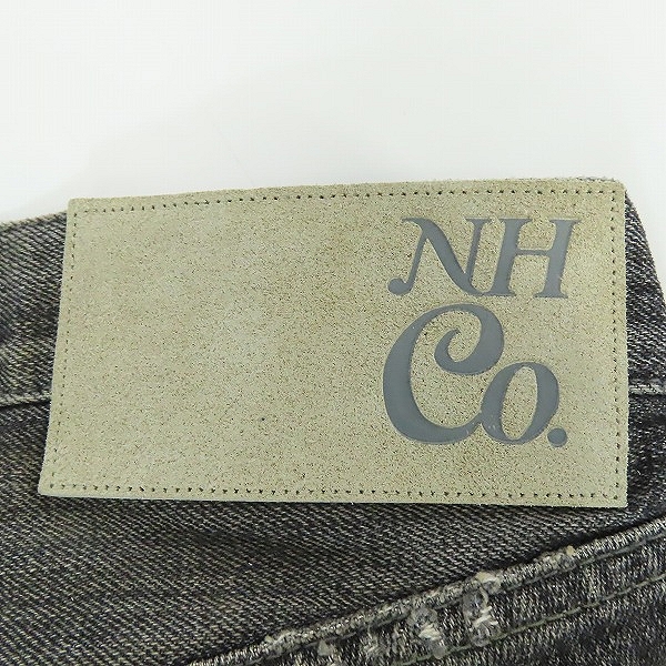 実際に弊社で買取させて頂いた【未使用】NEIGHBORHOOD/ネイバーフッド ダメージ/リメイク加工 BASIC デニムパンツ 132DCNH-PTM19/Sの画像 2枚目