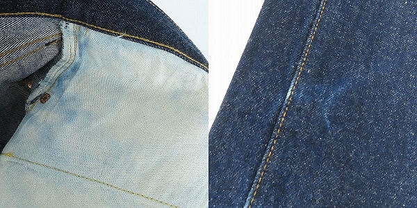 実際に弊社で買取させて頂いたLEVI'S/リーバイス 501XX 復刻 バレンシア工場製 ビッグE 刻印555 501‐0003 デニムパンツ/W34 L36の画像 9枚目