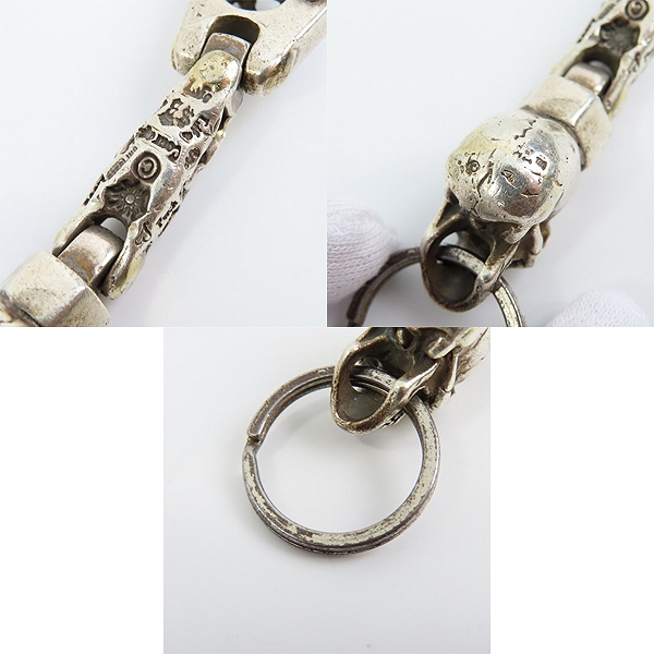 実際に弊社で買取させて頂いたBWL/ビルウォールレザー U-joint フィッシュフッククリップwスカル ゴールドサダーの画像 8枚目