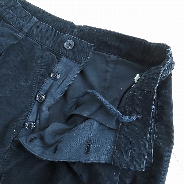 実際に弊社で買取させて頂いたBarbour/バブアー 紐ウエスト コーデュロイ テーパードワイドパンツ 2102399/Sの画像 4枚目