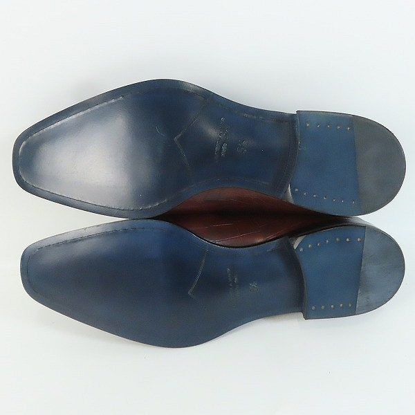 実際に弊社で買取させて頂いたFRANCESCO BENIGNO/フランチェスコ・ベニーニョ BRISTOL 型押し タッセルローファー 4872/5.5の画像 2枚目