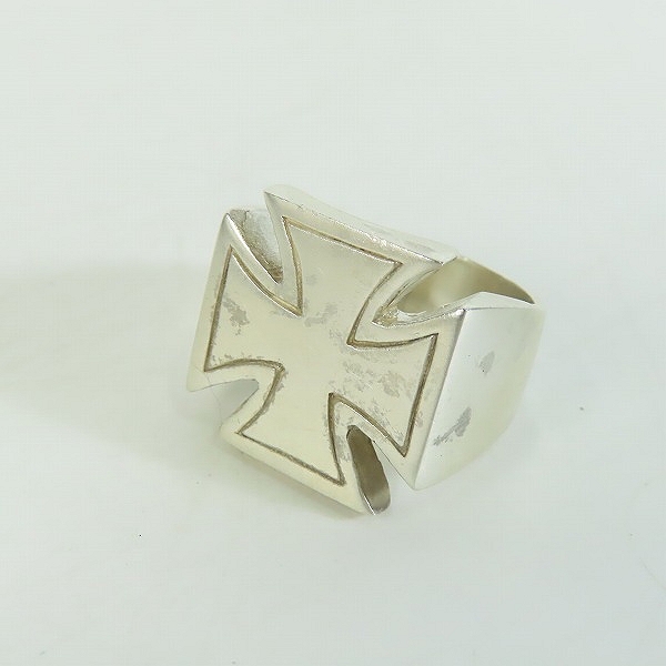 実際に弊社で買取させて頂いたCRAZY PIG/クレイジーピッグ クロス リング/指輪 17号