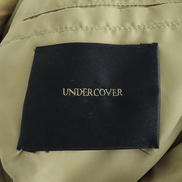 実際に弊社で買取させて頂いたUNDERCOVER/アンダーカバー A.BORREMANS/ミヒャエルボレマンス 中綿ステンカラーコート UCR4304-4/2の画像 3枚目