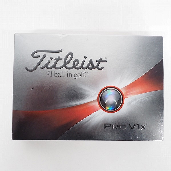 実際に弊社で買取させて頂いた【未使用/オウンネーム】Titleist/タイトリスト PRO V1x ゴルフボール ホワイト 1ダース の画像 2枚目