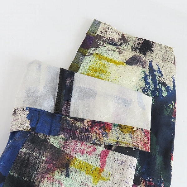 実際に弊社で買取させて頂いたPS Paul Smith/PS ポールスミス BACKING CLOTH PRINT PANTS バッキングクロスプリントパンツ PP-MH-41608/Mの画像 6枚目