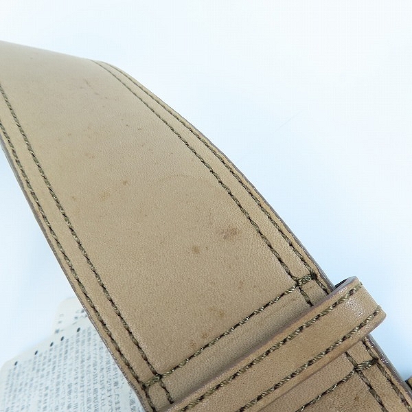 実際に弊社で買取させて頂いたBURBERRY LONDON/バーバリーロンドン レザーベルト の画像 5枚目