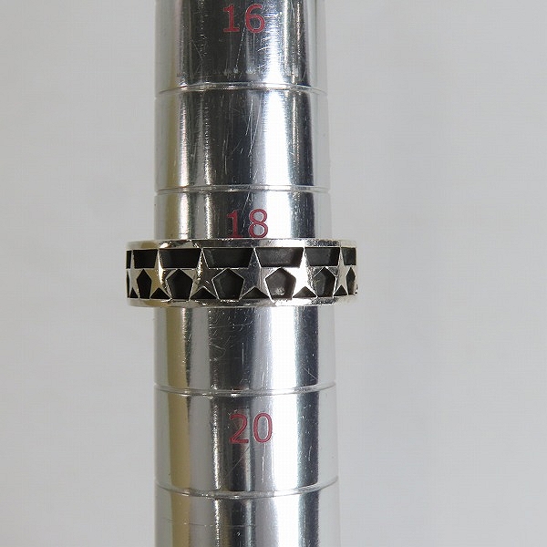 実際に弊社で買取させて頂いたDEAL DESIGN/ディールデザイン  レガートスターリング 星 指輪 19号の画像 7枚目