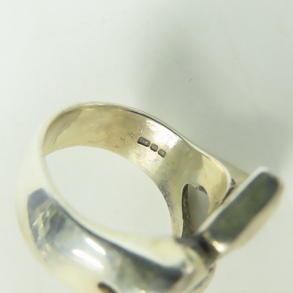 実際に弊社で買取させて頂いたCRAZY PIG/クレイジーピッグ ヘビー フレアーデリス フラットトップ リング/指輪 15号の画像 4枚目