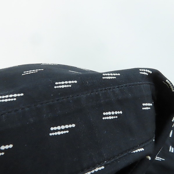 実際に弊社で買取させて頂いたCELINE/セリーヌ 19SS ダブルドットライン 総柄長袖シャツ 20ZZ3186D/38の画像 6枚目