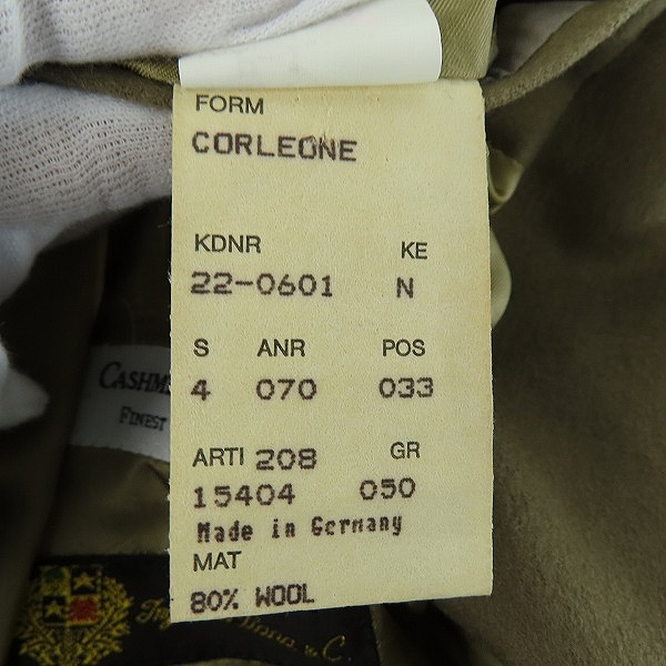 実際に弊社で買取させて頂いたHUGO BOSS/ヒューゴボス 2B テーラードジャケット/50の画像 4枚目