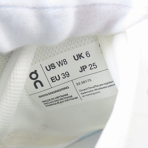 実際に弊社で買取させて頂いたLOEWE×ON/ロエベ×オン CLOUDVENTURE/クラウドベンチャー スニーカー L929282X09/25の画像 5枚目