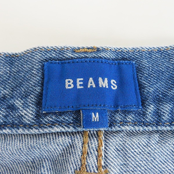実際に弊社で買取させて頂いたBEAMS/ビームス バギーテーパードデニムパンツ 11-21-0598-791/Mの画像 3枚目