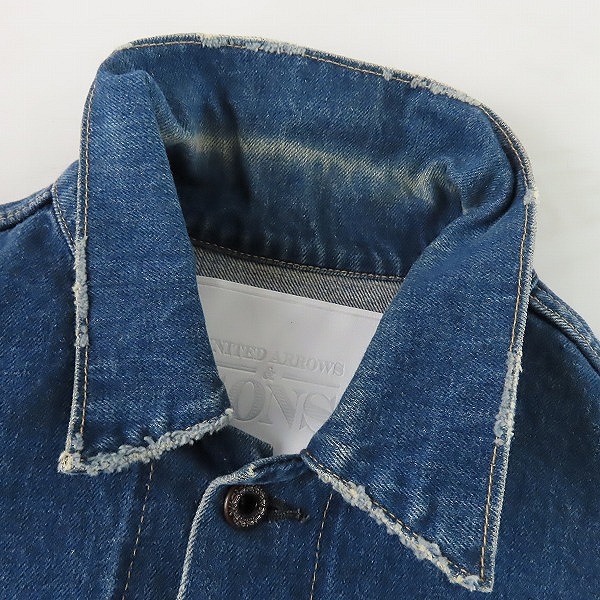 実際に弊社で買取させて頂いたUNITED ARROWS＆SONS/ユナイテッドアローズアンドサンズ デニムジャケット 5525-211-0102/Lの画像 6枚目