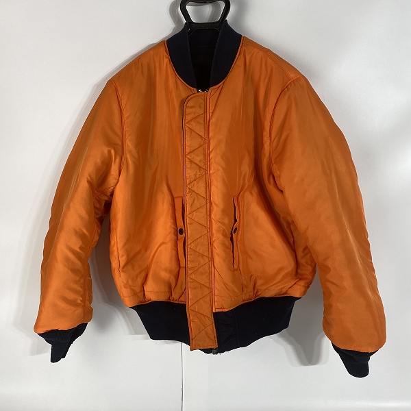実際に弊社で買取させて頂いたALPHA INDUSTRIES/アルファ インダストリーズ リバーシブル MA-1 フライトジャケット/Mの画像 2枚目