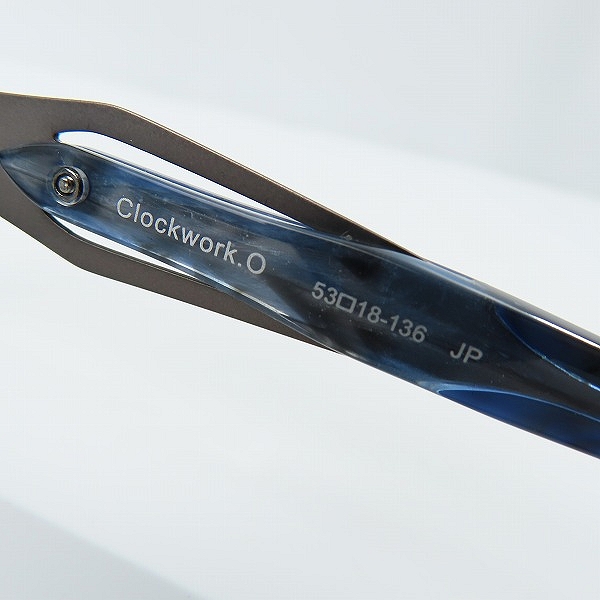 実際に弊社で買取させて頂いたLESS THAN HUMAN/レスザンヒューマン 眼鏡/メガネフレーム アイウェア Clockwork.o/クロックワーク 2020Sの画像 6枚目