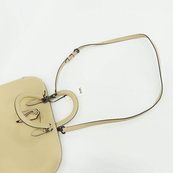 実際に弊社で買取させて頂いたCOACH/コーチ ダコタサッチェル レザー 2WAY ハンドバッグ  59132 の画像 3枚目