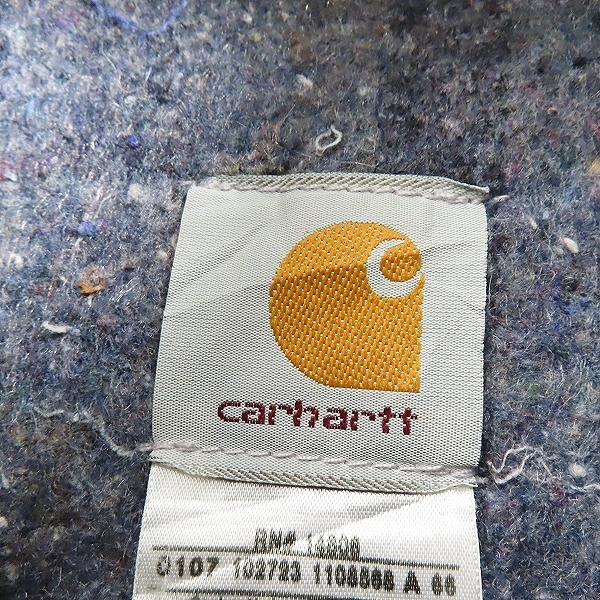 実際に弊社で買取させて頂いたCarhartt/カーハート 90s  企業ロゴDETROIT JACKET  デトロイトジャケット /50の画像 2枚目