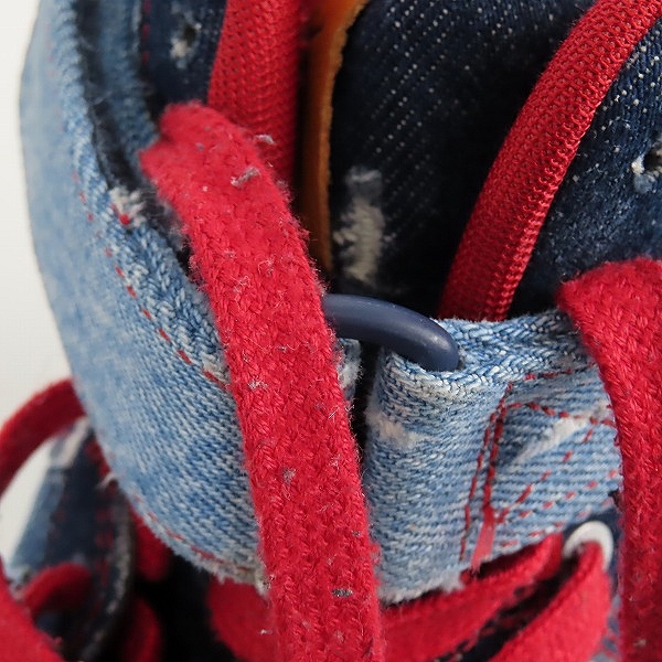 実際に弊社で買取させて頂いたNIKE/ナイキ LEVI'S/リーバイス AIR FORCE 1 HIGH カスタムシューズ/CJ4383-994/27の画像 7枚目