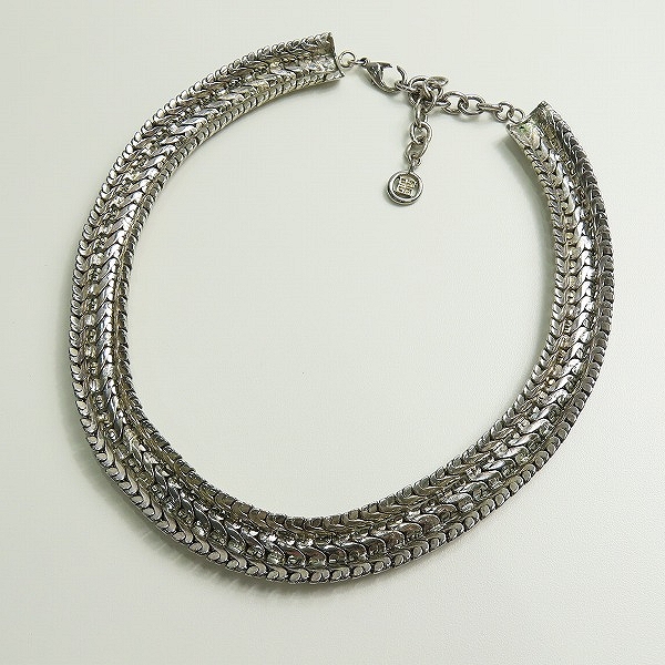 実際に弊社で買取させて頂いたGIVENCHY/ジバンシイ 4Gロゴ チェーンネックレス の画像 1枚目