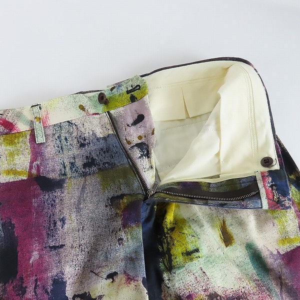 実際に弊社で買取させて頂いたPS Paul Smith/PS ポールスミス BACKING CLOTH PRINT PANTS バッキングクロスプリントパンツ PP-MH-41608/Mの画像 2枚目