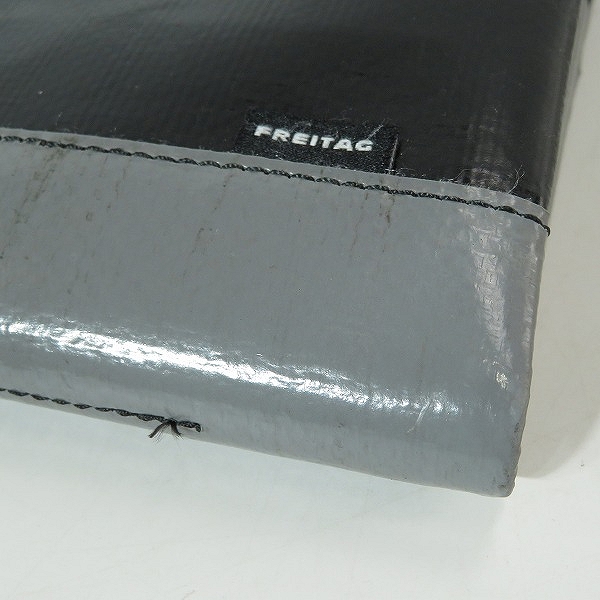 実際に弊社で買取させて頂いたFREITAG/フライターグ ポーチ サコッシュ ブラック×グレーの画像 6枚目