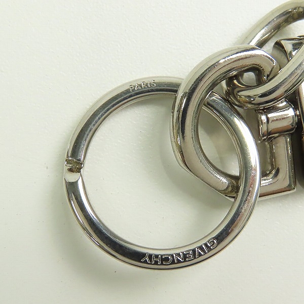 実際に弊社で買取させて頂いたGIVENCHY/ジバンシィ ロゴ キーリングの画像 7枚目