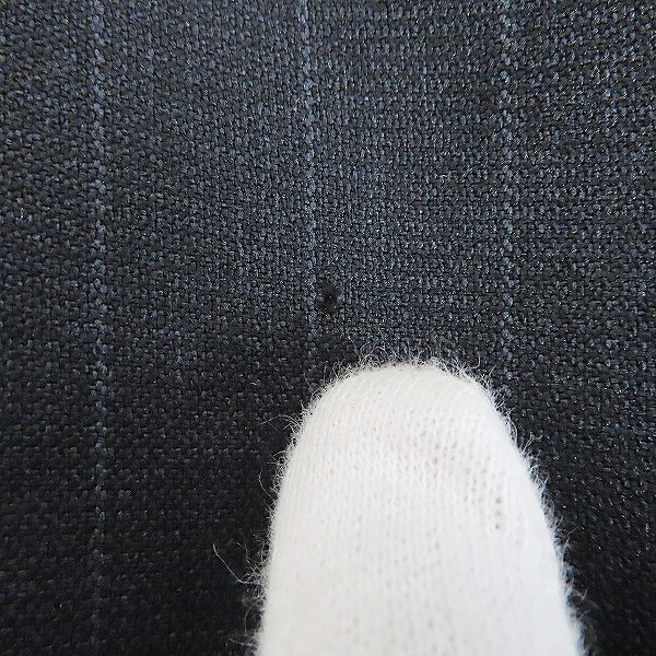 実際に弊社で買取させて頂いたGIORGIO ARMANI LE COLLEZIONI/ジョルジオアルマーニ 3B セットアップ スーツ ストライプ/ ダークグレー系  50/32の画像 6枚目