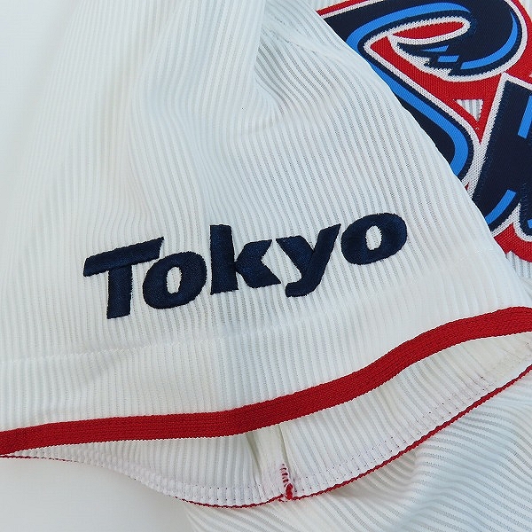 実際に弊社で買取させて頂いたデサント×ビームス 東京ヤクルトスワローズ 2007 NPBマーク レプリカユニフォーム #23 青木宣親の画像 6枚目