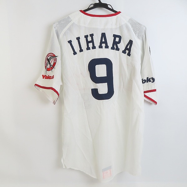 実際に弊社で買取させて頂いた【未使用】デサント×ビームス 東京ヤクルトスワローズ 2006 ホーム レプリカユニフォーム #9飯原 DYS-0601A/FREEの画像 1枚目