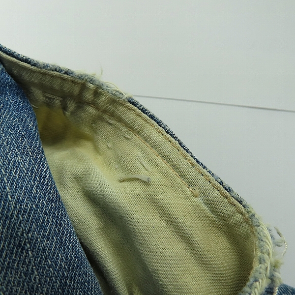 実際に弊社で買取させて頂いたLevi's Vintage Clothing/LVC/ リーバイスビンテージクロージング デニムパンツ55501-0024/34の画像 6枚目