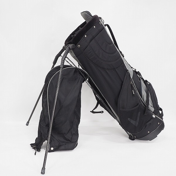 実際に弊社で買取させて頂いたCallaway/キャロウェイ スタンド式 5分割キャディバッグ ブラックｘグレーの画像 1枚目