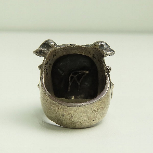 実際に弊社で買取させて頂いたCRAZY PIG/クレイジーピッグ シルバーブルドッグ リング/18-18.5号の画像 3枚目