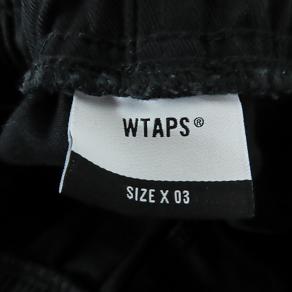 実際に弊社で買取させて頂いたWTAPS/ダブルタップス 21AW SEAGULL 03 TROUSERS COTTON TWILL 212WVDT-PTM08/03の画像 2枚目