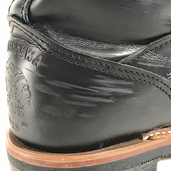実際に弊社で買取させて頂いたCHIPPEWA/チペワ コードバン ショートエンジニアブーツ 99951/7Eの画像 9枚目