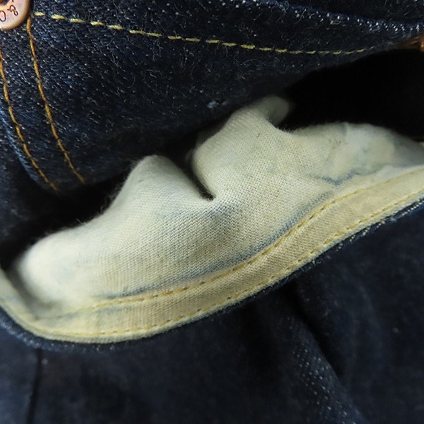 実際に弊社で買取させて頂いたLEVI'S/リーバイス 501XX 復刻 バレンシア工場製 ビッグE 刻印555 501‐0003 デニムパンツ/W34 L36の画像 6枚目