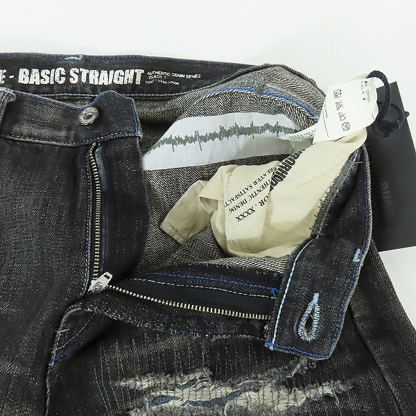 実際に弊社で買取させて頂いた【未使用】NEIGHBORHOOD/ネイバーフッド 11SS POISON SAVAGE BASIC サベージ デニムパンツ 111DCNH-PTM12/Sの画像 5枚目