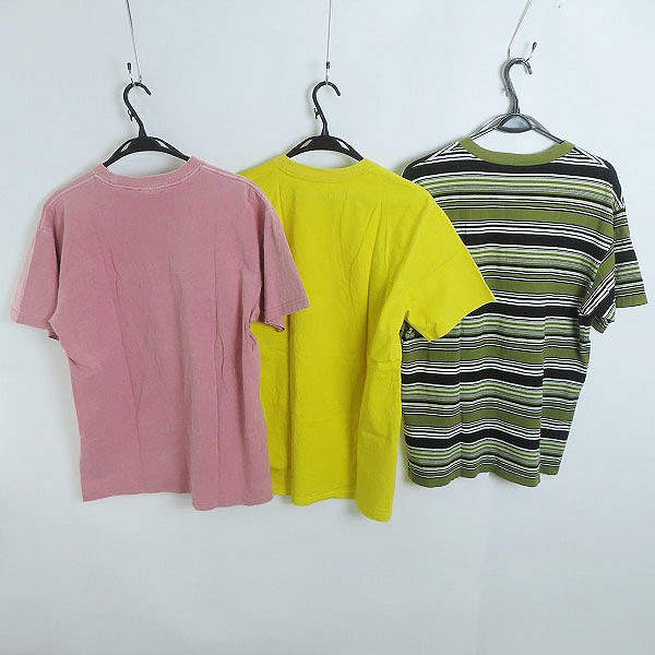 実際に弊社で買取させて頂いたCarhartt/カーハート 半袖Tシャツ  ピンク/イエロー/カーキ系 3点セットの画像 1枚目